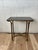 French Gilt Metal and Smoke Glass Table For Sale - Image 3 of 11