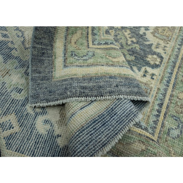 Textile Turkish Oushak Rug 4'11" x 7' #17342 For Sale - Image 7 of 8