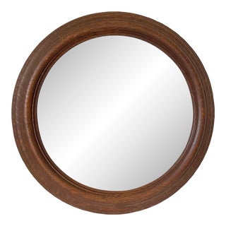 Late 20th Century Round Wall Mirror For Sale