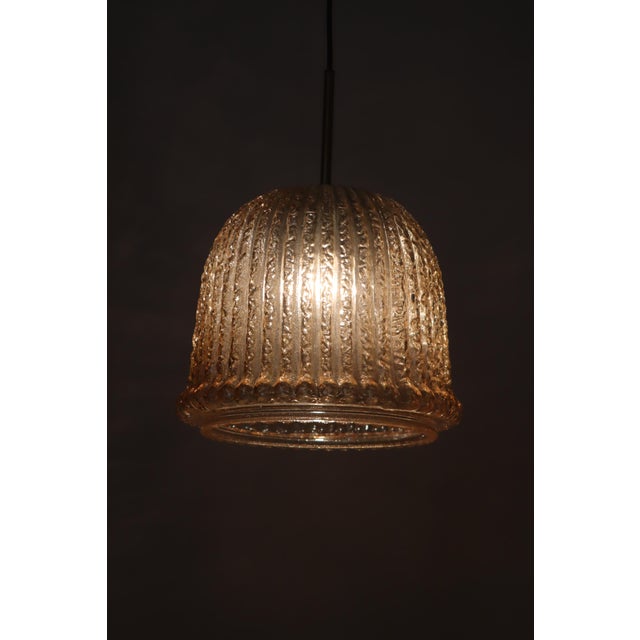 Golden Pendant Lamp from Limburg Glashütte, 1980s For Sale - Image 11 of 16
