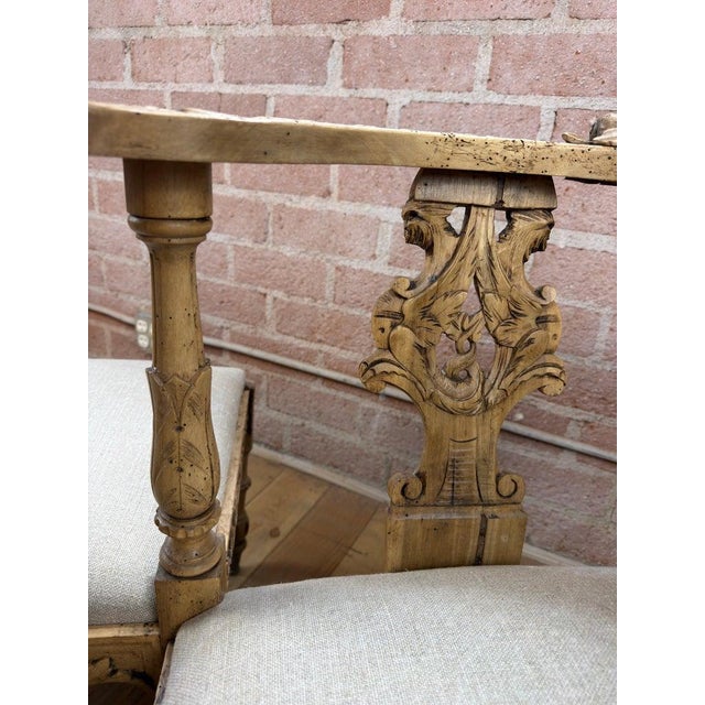 19th Century Italian Renaissance Venetian Tête-À-Tête Courting Bench W/ Cherubs For Sale - Image 15 of 18