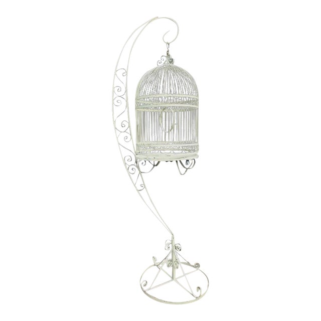 Victorian Style Hanging Bird Cage 3 Piece Set Chairish