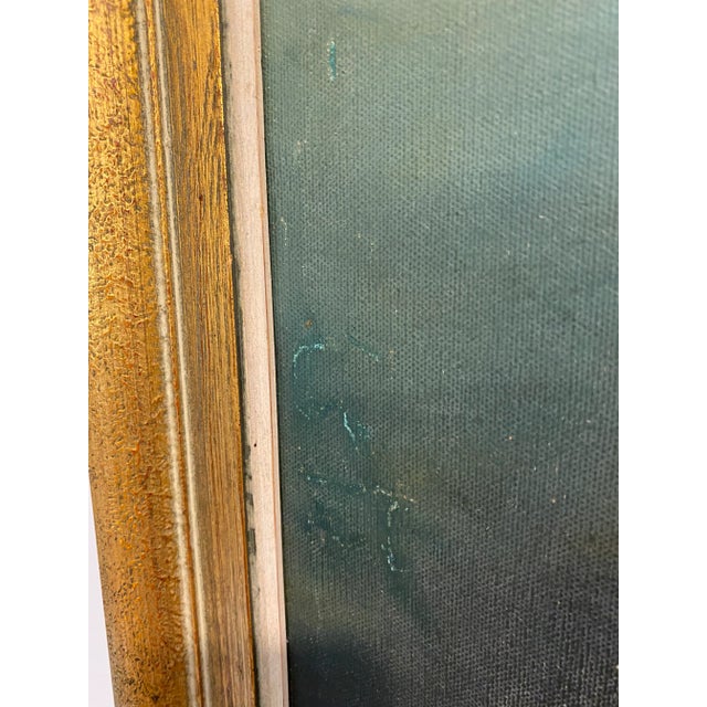 1960’s Signed and Framed Portrait of a Young Man For Sale - Image 9 of 10