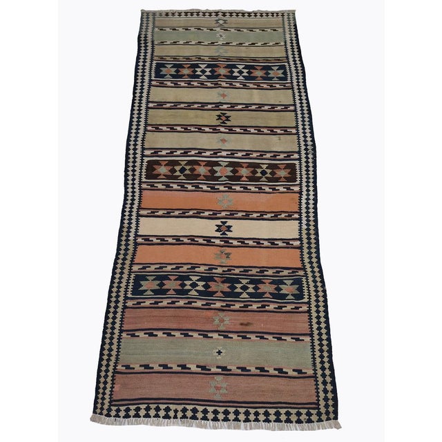 Antique Caucasian Kilim Rug, 1920s For Sale - Image 15 of 15