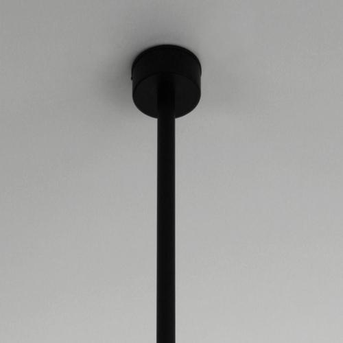 Not Yet Made - Made To Order Mid-Century Modern Black Curved Bibliothèque Ceiling Lamps by Serge Mouille, Set of 2 For Sale - Image 5 of 10