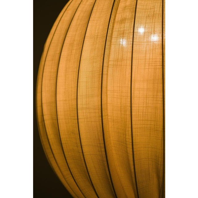Ceiling Lamp in Brass and Fabric from Hans-Agne Jakobsson, 1950s For Sale - Image 6 of 10