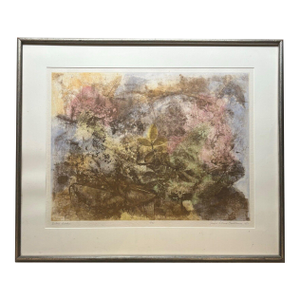 Janine Leroux-guillaume Abstract Engraving - Important Canada Woman Printmaker