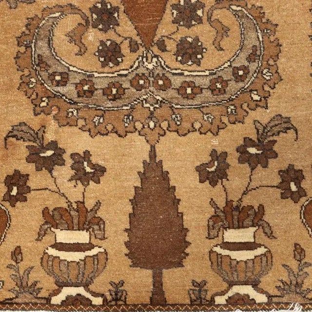 Antique Turkish Cotton and Wool Rug For Sale - Image 5 of 11