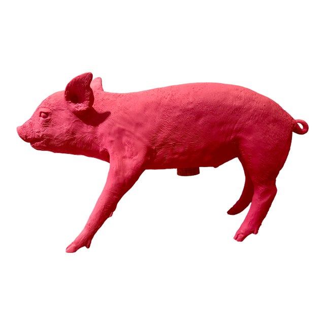 "Reality" Decor Piece by Designer Harry Allen of Bank in the Form of a Pig For Sale