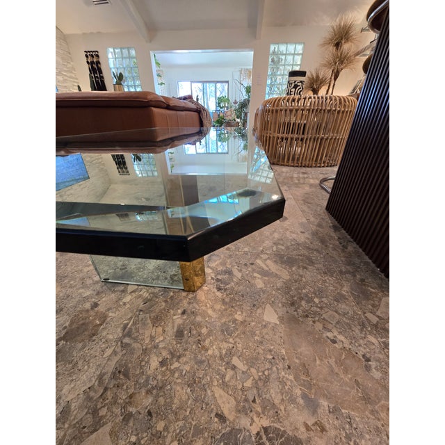 1980s Attributed to Leon Rosen for Pace Z Coffee Table For Sale - Image 10 of 15