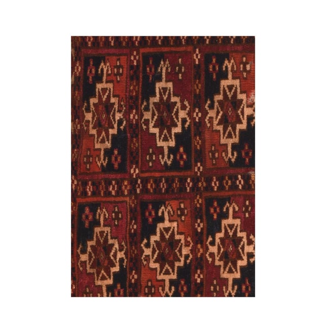 Traditional 1940s Antique Turkeman Rug-1′4″ × 2′8″ For Sale - Image 3 of 4