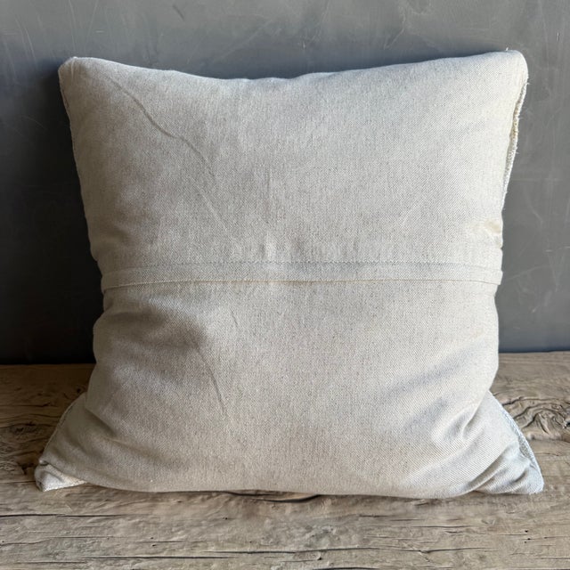 Not Yet Made - Made To Order Vintage Rug Pillow Cover With Original Seams For Sale - Image 5 of 8