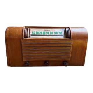 Vintage 1946 Hoffman A300 Wood Tabletop Tube Radio For Sale