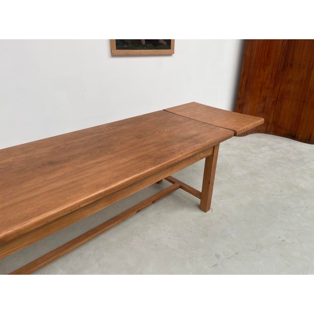 Vintage Extendable Pine Table, 1950s For Sale - Image 9 of 18