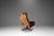 Vatne Møbler Scandinavian Modern Lounge Chair & Ottoman Set in Beech & Leather by Soda Galvano for Vatne Mobler, Norway, C. 1970s For Sale - Image 4 of 18