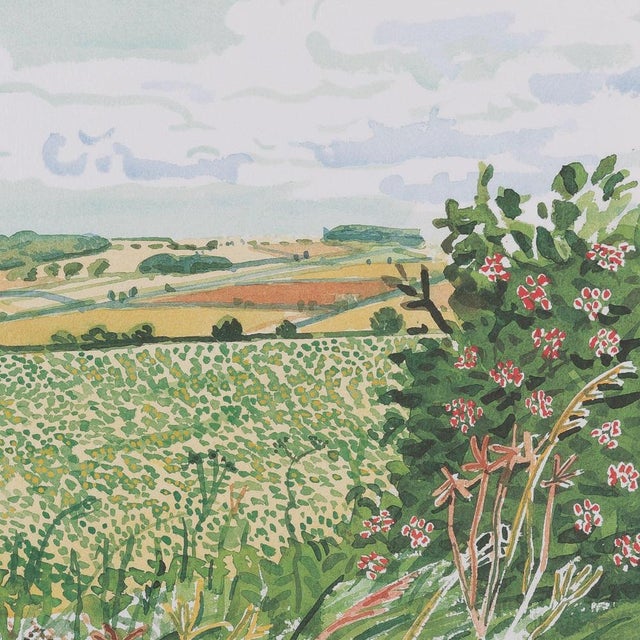 A Gap in the Hedgerow Poster after David Hockney For Sale - Image 4 of 6