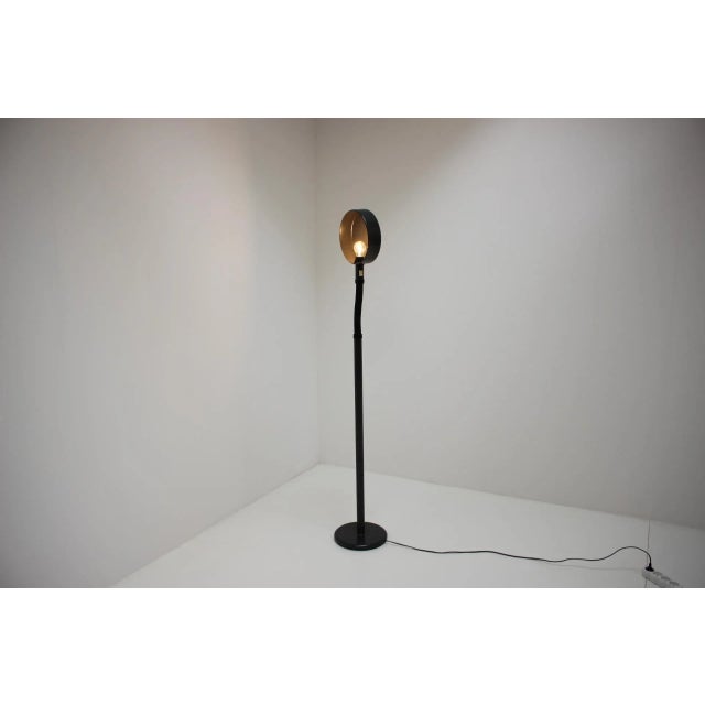 Vintage Freestanding Bowl-Shaped Reading Floor Lamp from Dijkstra, 1970s For Sale - Image 8 of 12