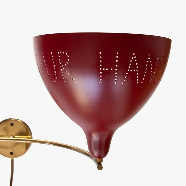 Red Give Me Your Hand Wall Lights by Diego Mardegan, 2000s, Set of 2 For Sale - Image 8 of 9