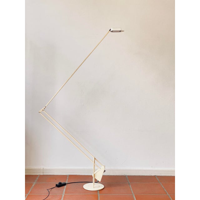Metal Flamingo Floor Lamp by Fridolin Knife for Luxo Italy For Sale - Image 7 of 18