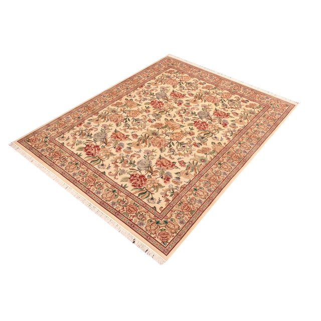 Designed with mesmerizing intricacy and gorgeous color palette, this hand-knotted masterpiece demonstrates the beauty and...