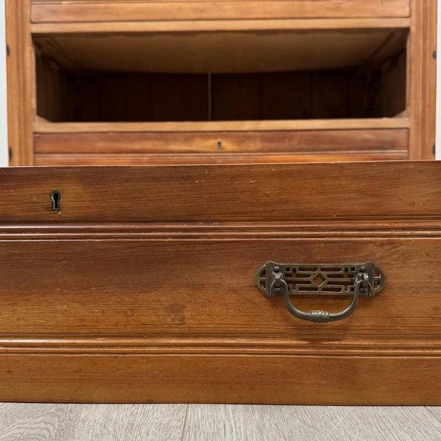 20th Century Rustic English Satinwood Chest of Drawers For Sale - Image 11 of 12
