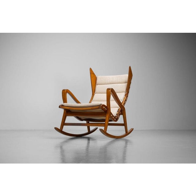 Rocking Chair Technical Studio from Ufficio Tecnico Cassina, Italy, 1955 For Sale - Image 10 of 18