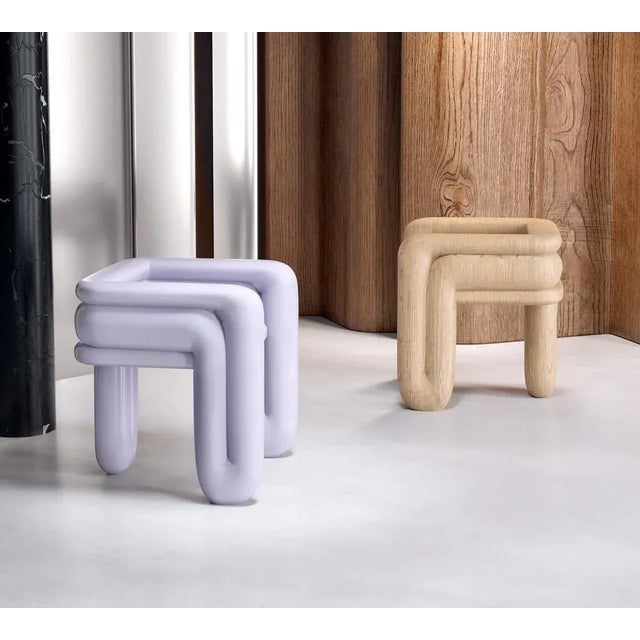 Enigma Wood Accent Chair by Alter Ego Studio For Sale - Image 6 of 7