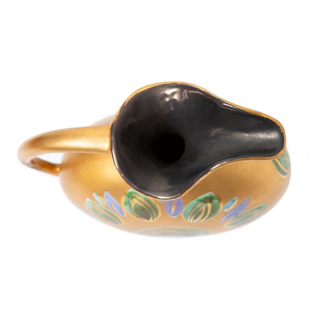Sascha Brastoff Gold Ceramic Pitcher For Sale In Seattle - Image 6 of 7