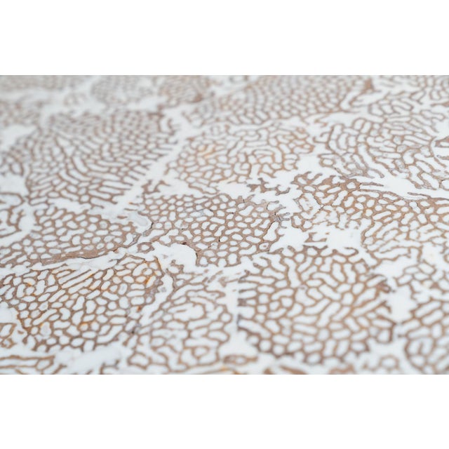 Elite Coffee Table with Termite and Resin Top, 1990s For Sale - Image 4 of 12