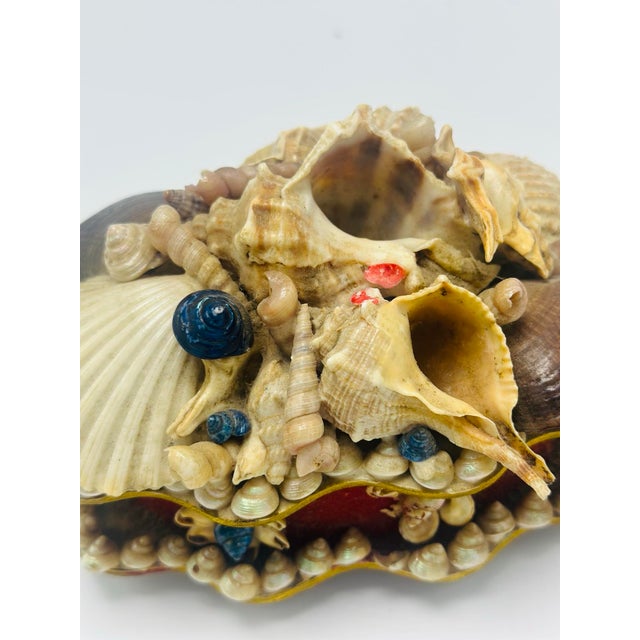 Shell Vintage Shell Trinket Box For Sale - Image 7 of 8