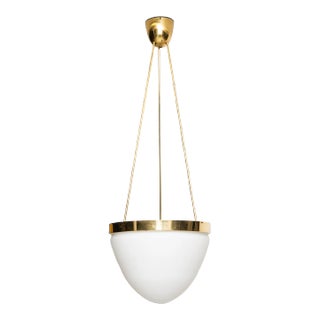Brass Moon Ceiling Lamp by Lars Bylund for Ateljé Lyktan, 1980s For Sale
