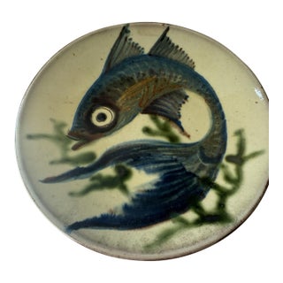 Vintage Puigdemont Ceramic Wall Plate For Sale
