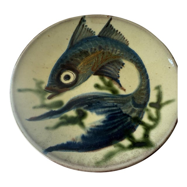 Vintage Puigdemont Ceramic Wall Plate For Sale