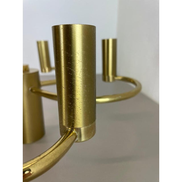 Round Brass Ceiling Light, Germany, 1980s For Sale - Image 13 of 18