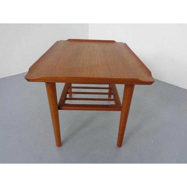 1960s Teak Coffee Table by Holger Georg Jensen for Kubus, Denmark, 1960s For Sale - Image 5 of 16