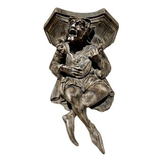 Large Plaster Wall Console For Sale