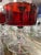 Glass 1970s Set of 4 Cristal D’arque French Made Deep Red Champagne Coupes and Dessert Glasses For Sale - Image 7 of 12