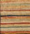 Textile Mid 20th Century Vintage Turkish Angora Tulu Rug With Stripe Design in Yellow, Green, Red & Blue For Sale - Image 7 of 12