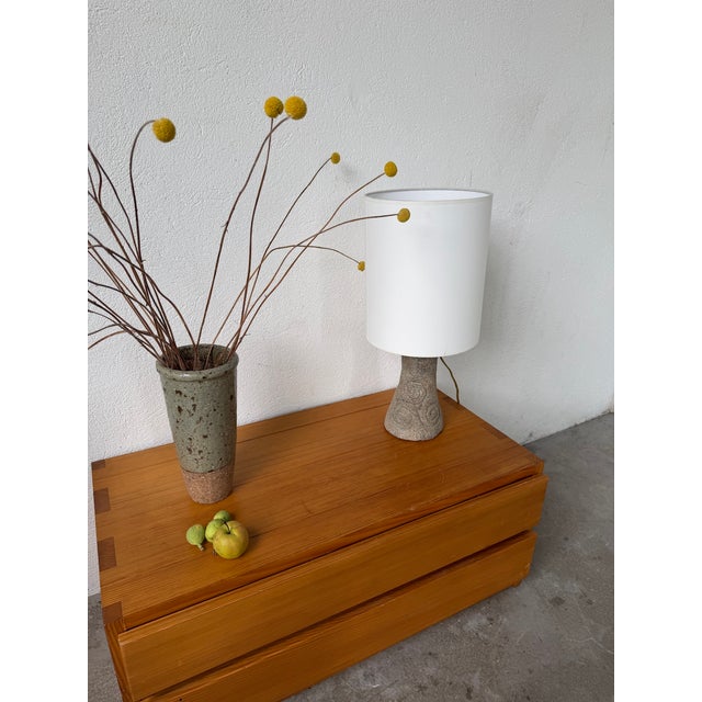 Stone Vintage Carved Stone Table Lamp, 1970s For Sale - Image 7 of 18