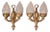 Classical Glass Wall Lamps with Angels, Set of 2 For Sale
