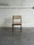 1960s Vintage Danish Modern Teak Dining Chair With Neutral Upholstery For Sale - Image 5 of 7