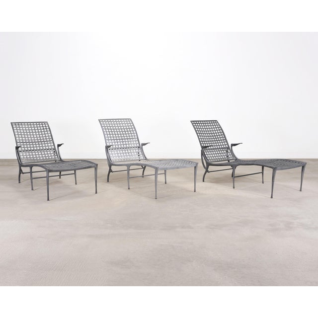 Set of Six Dan Johnson for Brown Jordan Sol Y Luna Chaise Lounges For Sale In Sacramento - Image 6 of 18