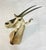 Vintage mounted antelope taxidermy wall mount, featuring elegant, elongated horns and natural coloration, presented in a...
