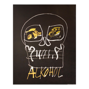 1994 Original Czech Poster, Alkohol (The 100 Best Posters Collection)