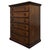 20th Century Edwardian English Mahogany Chest of Drawers, 1890s For Sale - Image 4 of 12