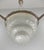 Cherrier Besnus & Hanots French Art Deco Chandelier 1930s - Stepped Glass & Nickel For Sale - Image 12 of 12