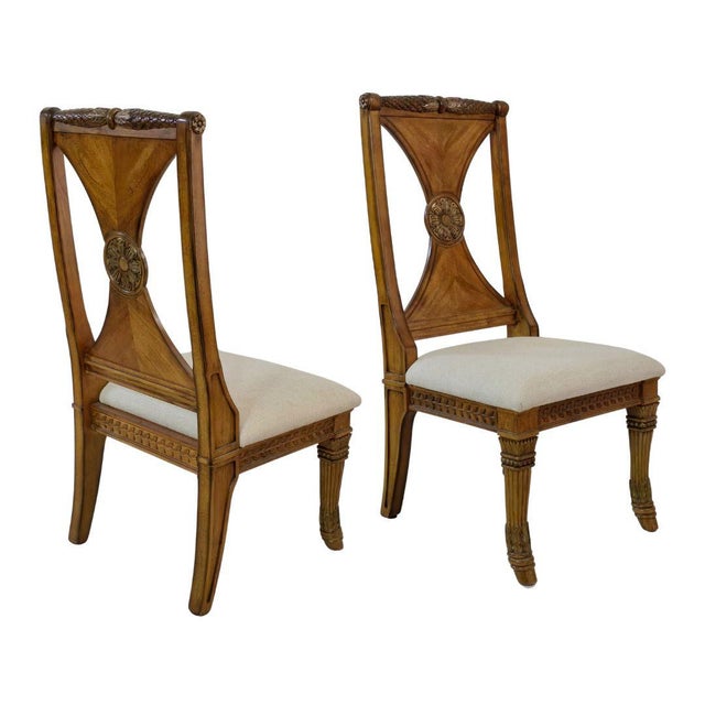 Traditional Tommy Bahama Style Dining Chairs, Set of 4 For Sale - Image 3 of 12