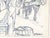 Drawing by English artist Ivy Attwell (1895-1985). Attwell traveled extensively all over the world and recorded her...