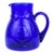 Mid 20th Century Cobalt Blue Glass Sitting Cat Design Italian Pitcher For Sale