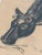 Early Mid-Century Cow Charcoal For Sale In Minneapolis - Image 6 of 9